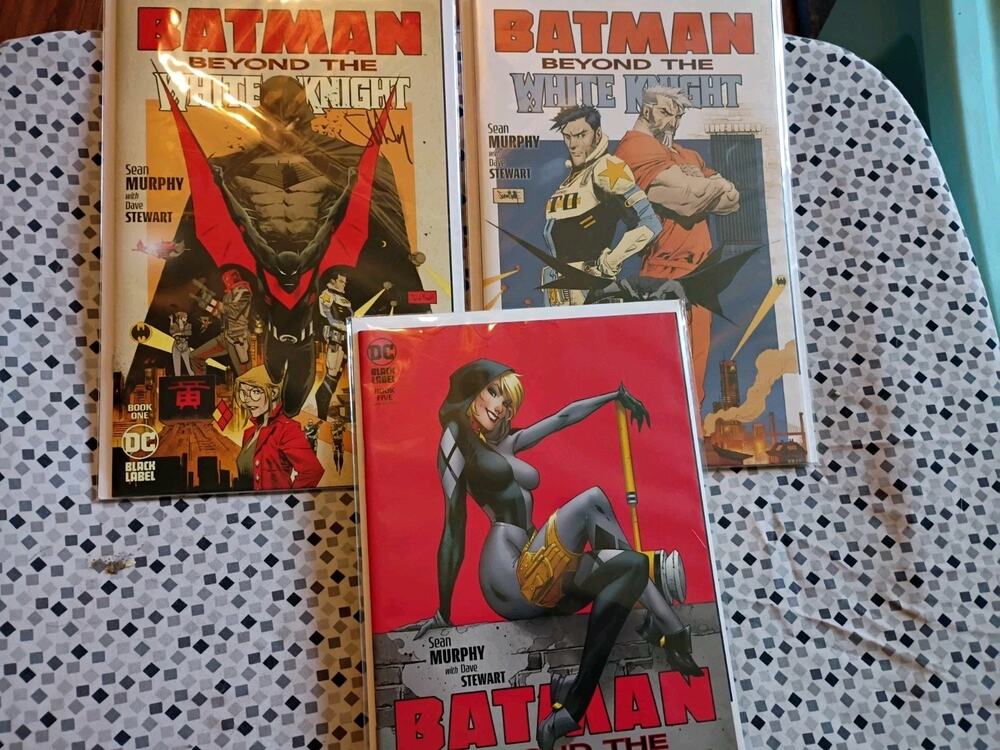 Batman Beyond The White Knight #1-2, #5 Sean Murphy DC Comics Book Signed #1 NM